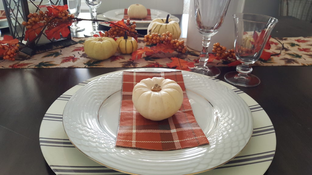 Fall tablescape