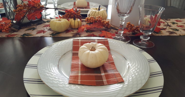 Fall tablescape