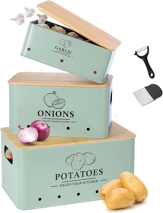 Onion storage box set